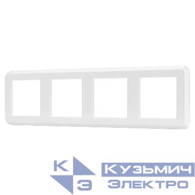 Рамка пластиковая FRM-VERSA-PL-4-WH Arlight 045187