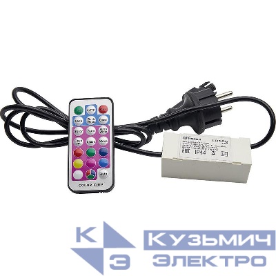 Контроллер 10-50м 2Вт для дюралайта LED-R2Вт RGBВт со светодиодами (шнур 1.5м) LD125 FERON 41032