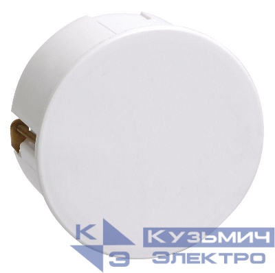 Коробка распаячная СП 80х40 КМ41024 для полых стен (метал. лапки. с крышкой) IEK UKG01-080-040-000-M