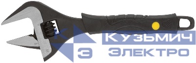 Ключ разводной "Контур" узкие губки шкала экстра увелич.захват ПВХ накладка на ручку 200мм (39мм) FIT 70172