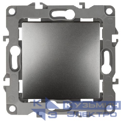 Переключатель 1-кл. СП Эра12 12-1103-12 10А IP20 250В 10AX механизм графит Эра Б0019283