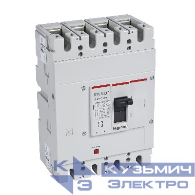 Выключатель автоматический 4п 400А 36кА DRX630 термомагнитн. расцеп. Leg 027239