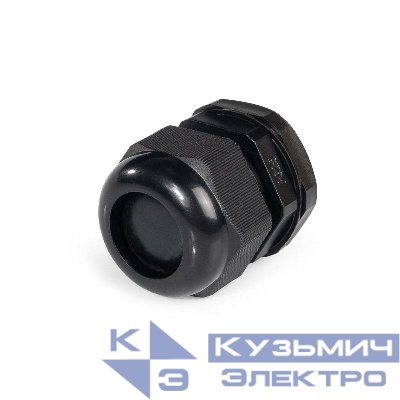 Ввод кабельный пластиковый PG 25 (16-20 мм) черн. (уп.50шт) Fortisflex 88646