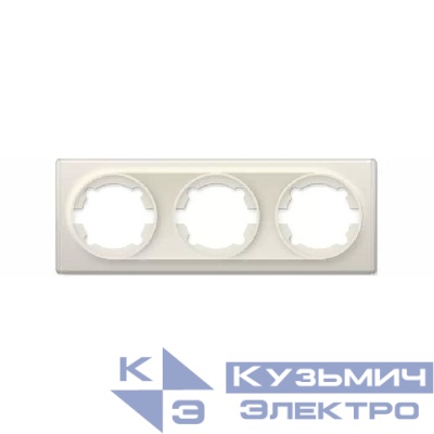 Рамка 3-м Florence беж. 1E52301301 OneKeyElectro 2172807