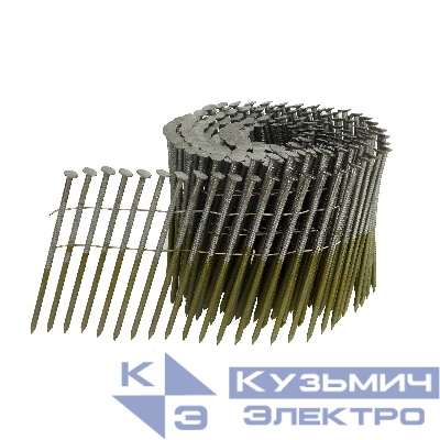 Барабанные гвозди по дереву тип CNW 31/90 BKRi (кольц. накат., 4500шт/уп)