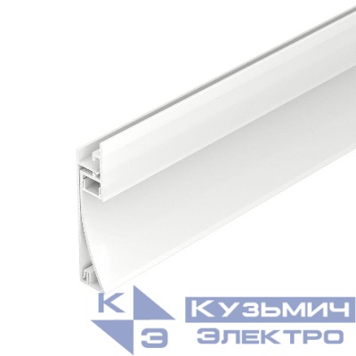 Профиль PLINTUS-H58-F-2000 WHITE L2000 алюм. Arlight 045297