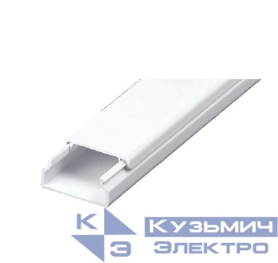 Кабель-канал 80х40 L2000 с двойн. замком пластик Урал Пак КК-19080040-024