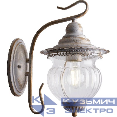 Светильник PL591 60Вт IP44 230В садово-парковый бел. зол. FERON 41168