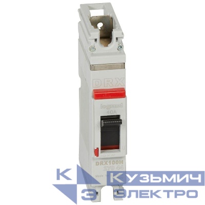 Выключатель автоматический 1п 40А 36кА DRX125 термомагнитн. расцеп. Leg 027044