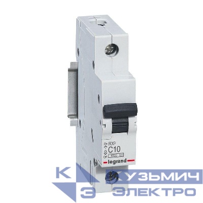 Выключатель автоматический модульный 1п C 20А 4.5кА RX3 ИЭК Leg 419665