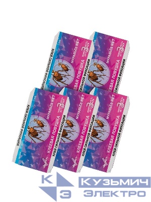 Ловушка клеевая от тараканов и муравьев (уп.5шт) КОСМОС KOC_GH335_5