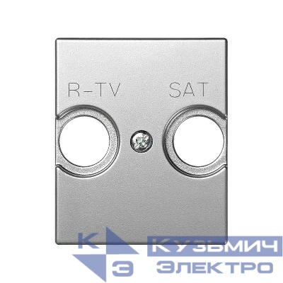 Накладка розетки 75466; 75467; 75468-69 Simon82 Centralizations алюм. 82097-53