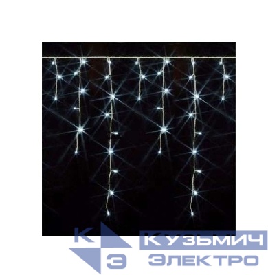 Гирлянда "Бахрома" OIC100LSE-WW-T-I4-F 100 LED WH уличная IP44 бел. SHLights 4690601035004