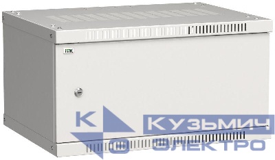 Шкаф LINEA WE 6U 600x450мм дверь металл сер. ITK LWE3-06U64-MF
