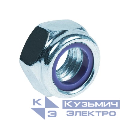 Гайка М8 с контрящим кольцом (DIN 985) (уп.200шт) Промрукав PR08.3623
