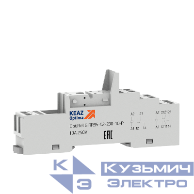 Розетка для реле OptiRel G RR95-52-230-10-P КЭАЗ 281175
