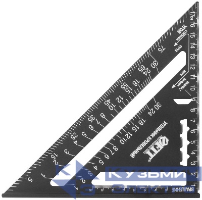 Угольник кровельный цельнометаллический профи 180х180мм FIT 19273