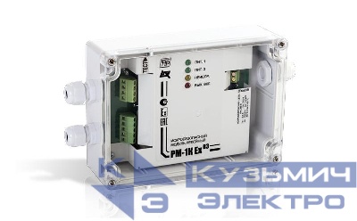 Модуль релейный адресный искробезопасный "контроль целостности цепи" РМ-1К Ex-IIB прот.R3 Рубеж Rbz-123408