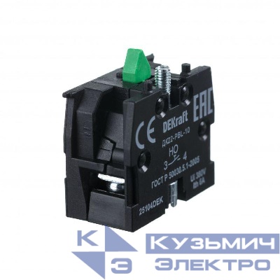 Контакт дополнительный ДК-22 1НО для двойн. выкл. ПЕ-22 DEKraft 25104DEK