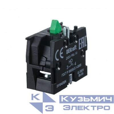 Контакт дополнительный ДК-22 1НО для двойн. выкл. ПЕ-22 DEKraft 25104DEK