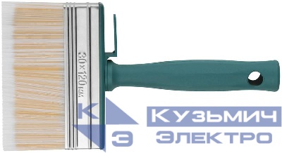 Макловица искусственная светлая щетина пластиковый корпус полая ручка "мини" 30х120мм FIT 01638