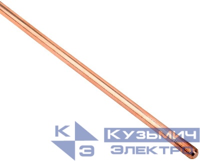 Стержень заземления 20х1500мм омедн. сталь IEK ZST10-12-020-001