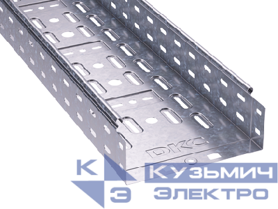 Лоток листовой перфорированный 300х80 L2000 сталь 0.8мм DKC 35315