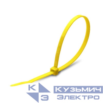 Хомут кабельный КСС 4х200 нейл. желт. (уп.100шт) Fortisflex 49431