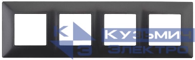 Рамка 4-м 14-5004-05 Elegance антрацит ЭРА Б0034403