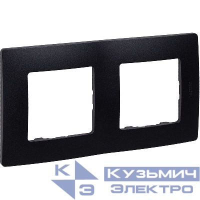Рамка 2-м СП Etika IP20 антрацит IEK 672582