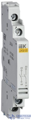 Контакт дополнительный 2НЗ ДК32-20 KARAT IEK DMS11D-AU20
