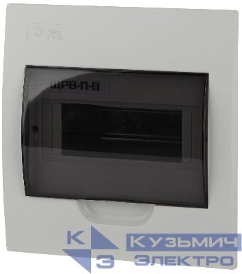 Бокс ЩРВ-П-8 мод. встраив. пластик IP41 SIMPLE NO-box_simple-plastic_8_flush ЭРА Б0041511