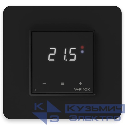 Терморегулятор для теплого пола с Wi-Fi оz bk Welrok 4660251140601