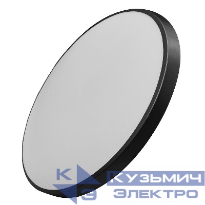 Светильник светодиодный IDPB-SnapIn 40Вт 5000К IP40 3600лм 370мм быстрого монтажа черн. IONICH 2704