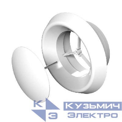 Анемостат приточно-вытяжной регулир. с фланцем 100мм ERA 10АПВП