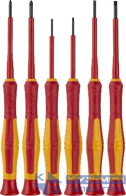 Набор отверток диэлектрических прецизионных NHT-Otd04-H6 (6шт) Navigator 95271