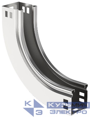 Угол для лотка плавный 90град. 100х50 В10 ESCA IEK CPV51-0-90-050-100