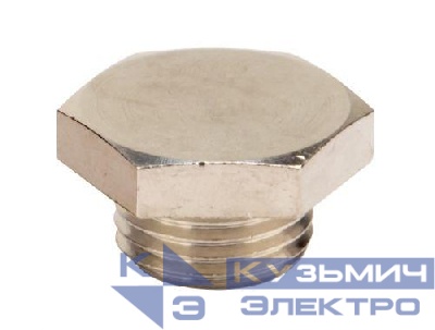 Заглушка M16х1.5 никелир. латунь DKC 6050-16A