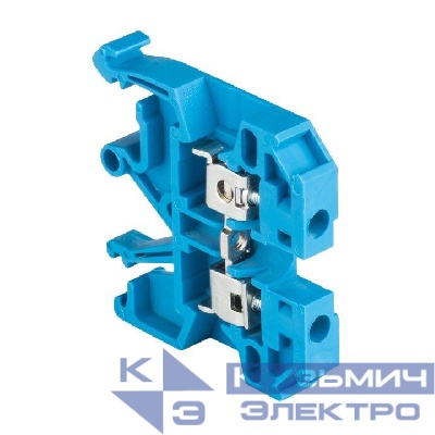 Колодка клеммная JXB-2.5/35 (35а) син. EKF plc-jxb-2.5/35b