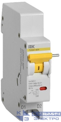 Расцепитель минимального и максимального напряжения РММ47-60М на DIN-рейку для ВА47-60M KARAT IEK MVA31D-RMM