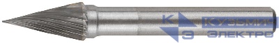 Шарошка карбидная профи штифт 6мм коническая FIT 36596