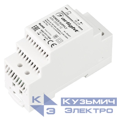 Блок питания ARV-DR30-12 12В 2А 24Вт IP20 DIN-рейка Arlight 034671