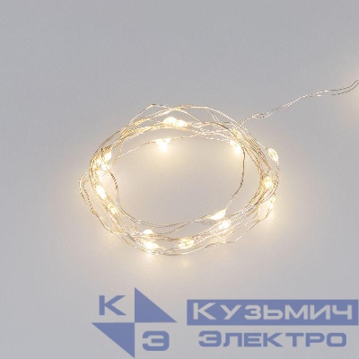 Гирлянда светодиодная ARD-DEW-HOME-2000-20LED-STD Warm3000 1.5V Battery Pack Cork IP20 Ardecoled 048691