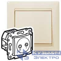 Розетка телевизионная проходная TV/R СП Valena 14дБ 862МГц механизм сл. кость Leg 774334