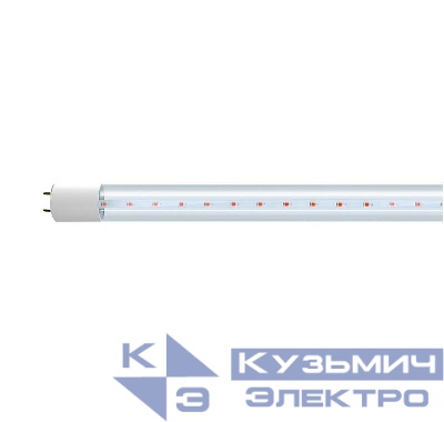 Лампа светодиодная PLED T8-1200 PPG Agro 16Вт T8 линейная G13 CL для растений красн./син. спектр Jazzway 5025912