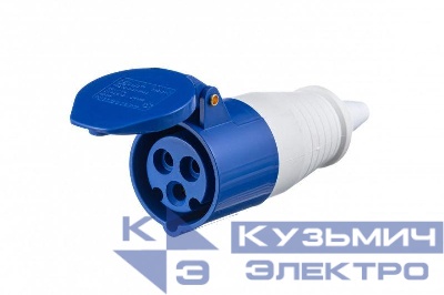 Розетка переносная 213 РП-102 16А 2P+PE 220В IP44 DEKraft 26010DEK