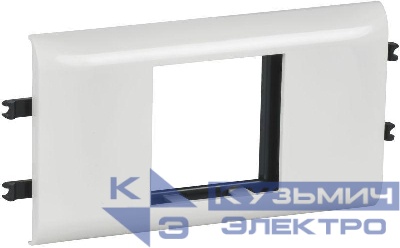 Суппорт 2мод. Mosaic для кабель-канала DLP с крышкой 65мм ИЭК Leg 010952