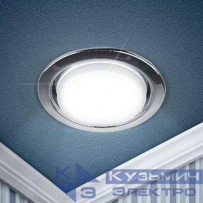 Светильник KL35 CН /1 (к) под лампу Gx53 220В 13Вт хром Эра Б0048946