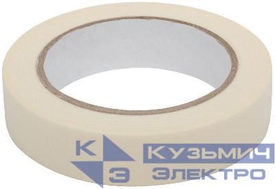 Лента малярная креппированная клейкая 25ммх50м КУРС 11294