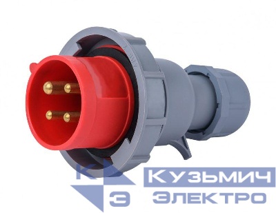Вилка переносная 3Р+РЕ 16А 380В IP67 ВП-103 DEKraft 26110DEK